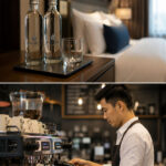 kaneea water in hotel and resto